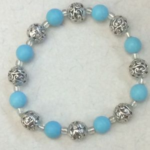 Turquoise & Silver Bracelet